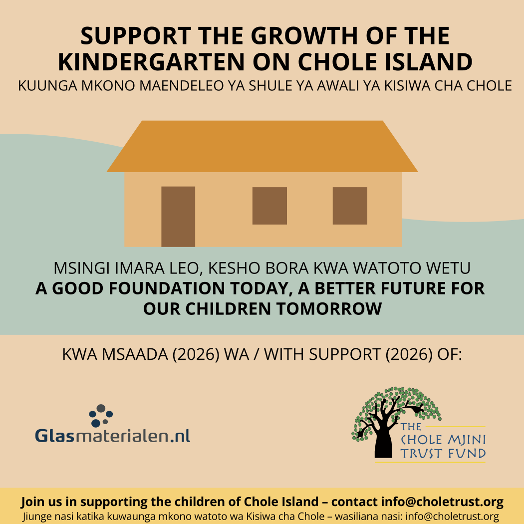 Support the growth of the kindergarten on Chole Island