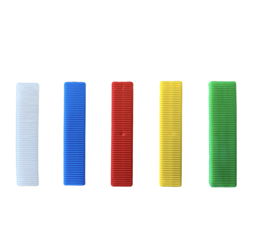 Kunststof Blokjes L100 x B09 Wit = 1mm (1000st. 10x100)