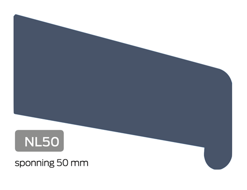Neuslat NL-50 5x50 Wit Ral 1013 2x behandeld