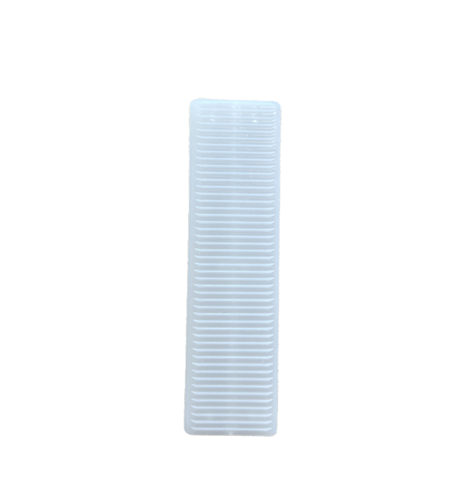 Kunststof Kegblokjes L100 x B26 x D05/01 Wit