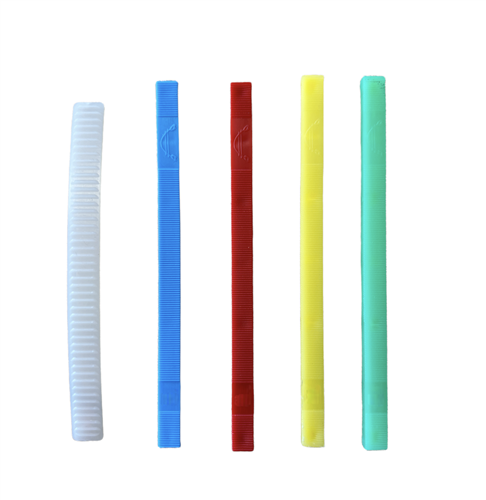 Kunststof Blokjes L100 x B06 Geel = 4mm (1000st. 10x100)