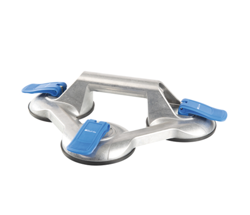 Veribor zuigheffer 3-naps aluminium Blue