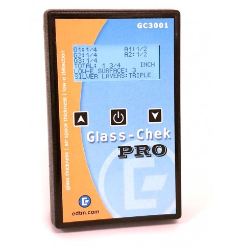 Elektronische Glasdiktemeter Glass-chek Pro