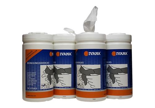 Handdoekjes Vochtig Per Koker (70 stuks)