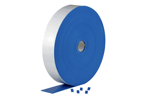 Schuimblokjes 22 x 19 x 4mm Blauw (20.000x rol)