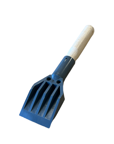 Glaslepel Kunststof/Hout Grof Model