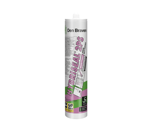 Den Braven Zwaluw Hybriseal 2PS 290ml Kokers Zwart