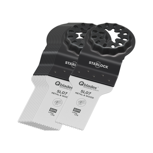Qblades Starlock MultiZaagblad Bi-metaal 19tpi 20x40mm SL07