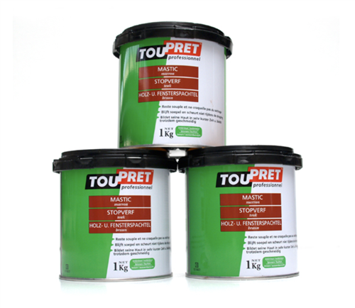 Toupret Stopverf 1KG Bruin