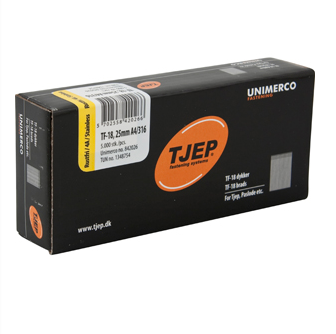 TJEP TF-18 25mm Mini Brads RVS 5000 st.