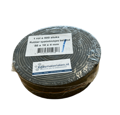 Neopreenblokjes ZK 50 x 10 x 4 (500 rol)