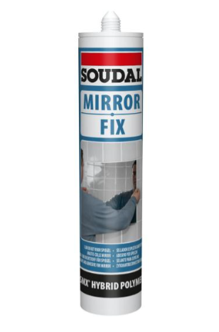 Soudal spiegellijm Mirror Grijs 290ml koker