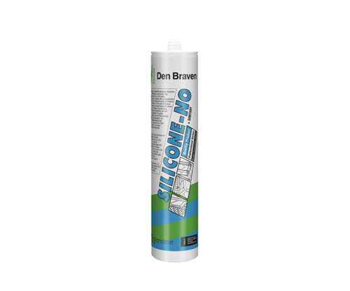 Den Braven Zwaluw - Siliconen NO Zwart 310ml (Kokers)