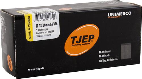 Tjep Kyocera brad recht1.2x38mm RVS 5000st. doos