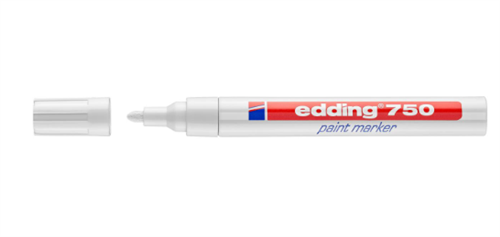 Lakstift Wit Dik 2-4mm