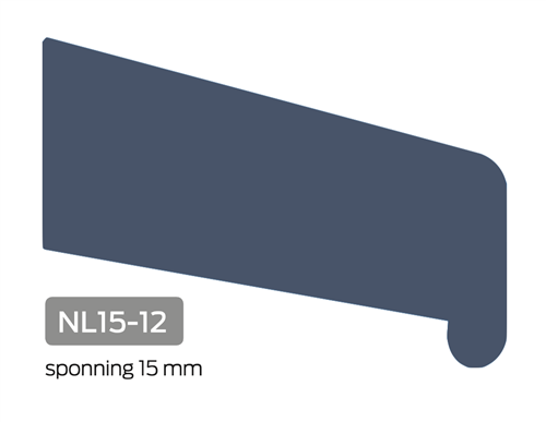 Neuslat NL-15 5x15 Grijs Ral 7016 2x behandeld