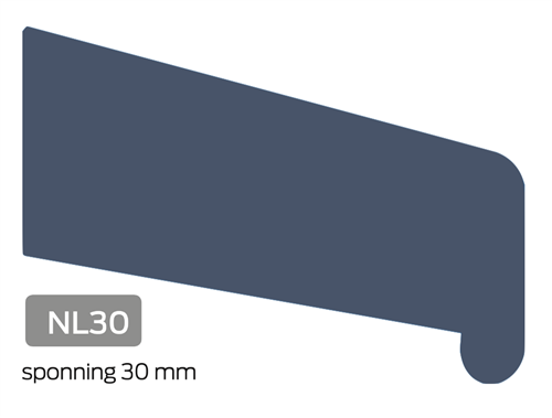 Neuslat NL-30 5x30 Grijs 2x behandeld