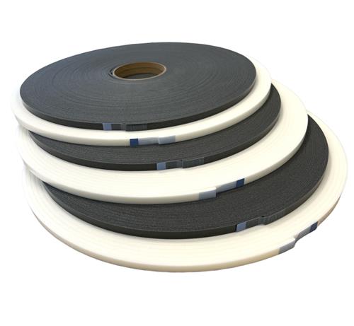 PE Band 9 x 4mm - Eenzijdig Klevend - 2500M - Wit