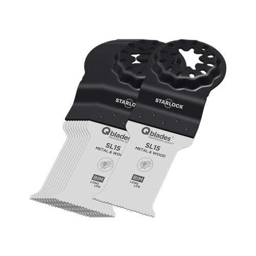Qblades Starlock MultiZaagblad Bi-metaal 19tpi 28x55mm SL15